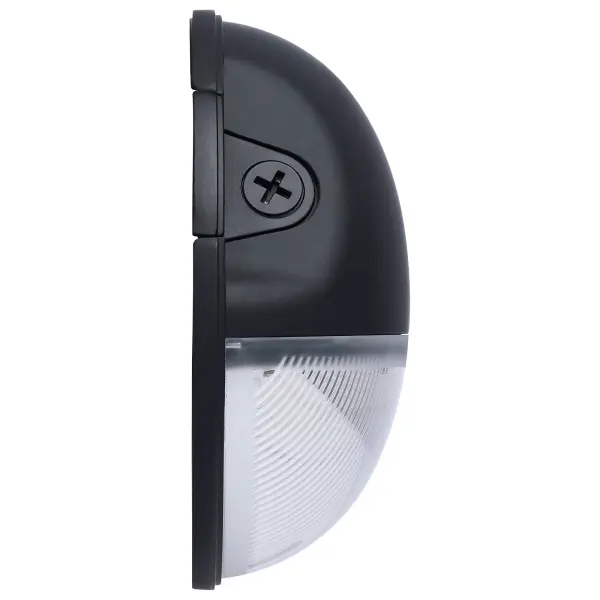 This compact 20W LED wall pack delivers 2600 lumens with selectable color temperatures (3000K/4000K/5000K) and a built-in photocell for automatic dusk-to-dawn operation. IP65-rated for wet locations. - alternate view