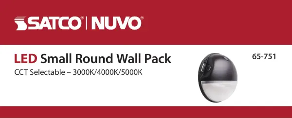 LED Small Round Wall Pack - 20W CCT Selectable - Image 10