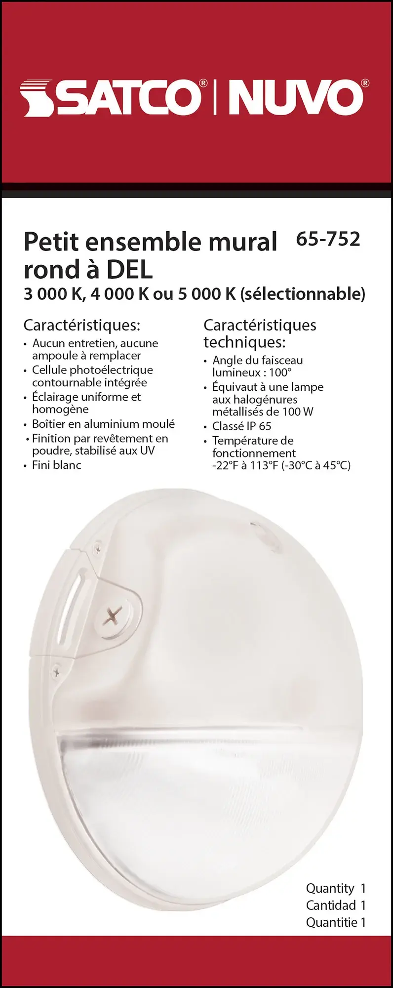 LED Round Wall Pack - 20W CCT Selectable - Image 9