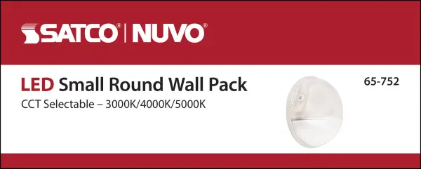 LED Round Wall Pack - 20W CCT Selectable - Image 10