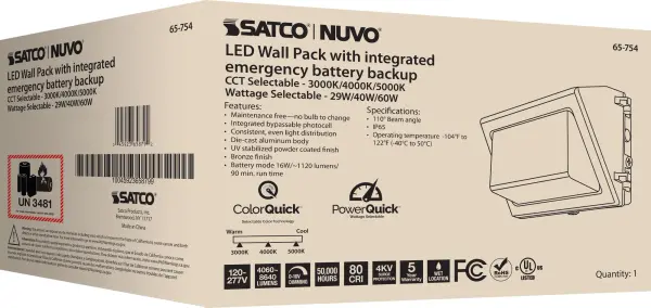 Emergency Architectural LED Wall Pack with Photocell - Image 14