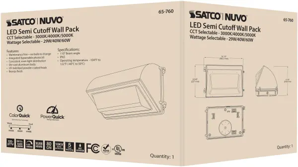 Adjustable LED Cutoff Wall Pack with Photocell - Image 14