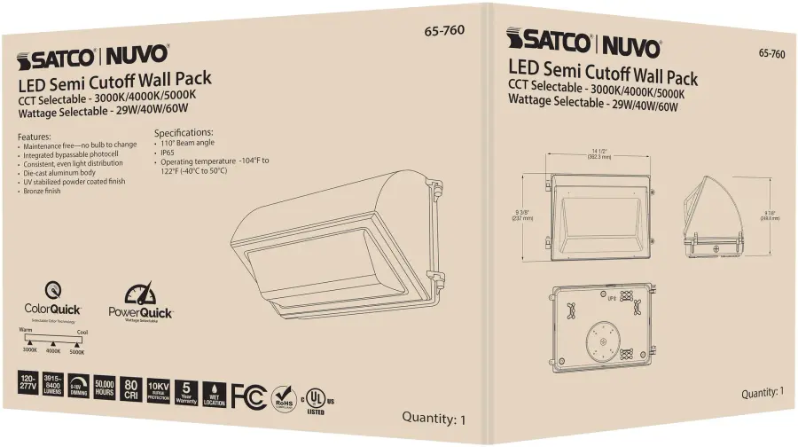 Adjustable LED Cutoff Wall Pack with Photocell - Image 14