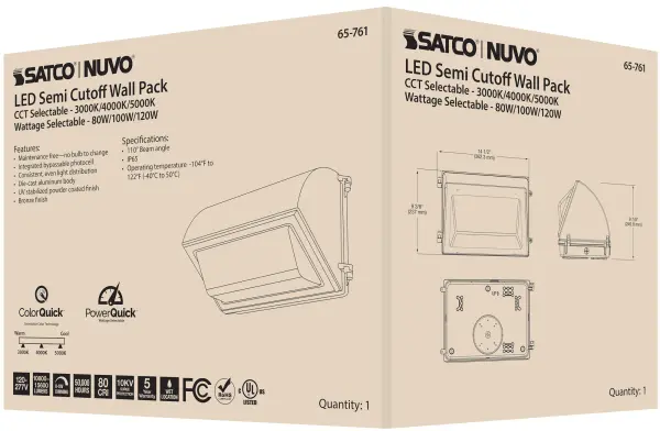 Adjustable LED Cutoff Wall Pack with Photocell - Image 16
