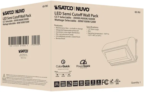 Adjustable LED Cutoff Wall Pack with Photocell - Image 17