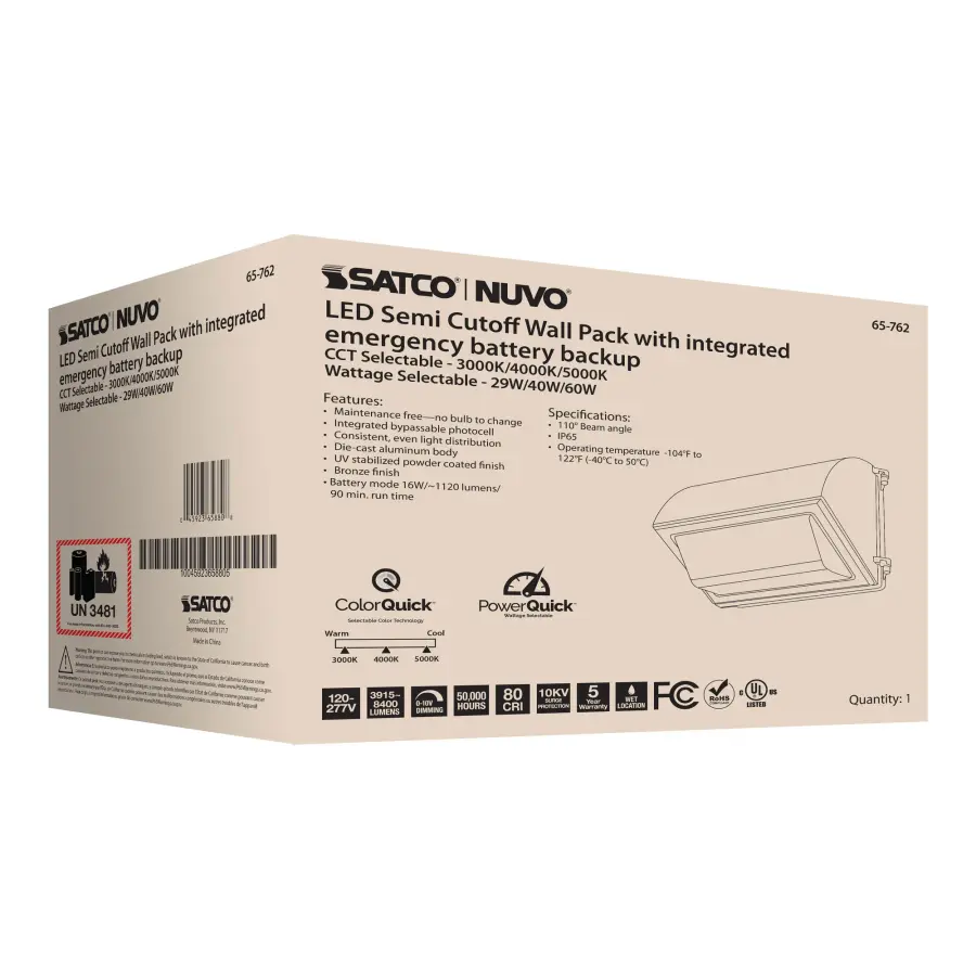 Emergency LED Cutoff Wall Pack with Photocell - Image 13