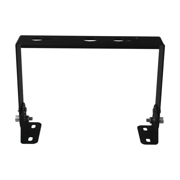 Durable black finish mounting bracket designed specifically for Gen 2 200W/240W and CCT/Wattage selectable UFO high bay fixtures. Provides secure yoke-style mounting for commercial and industrial applications. - alternate view