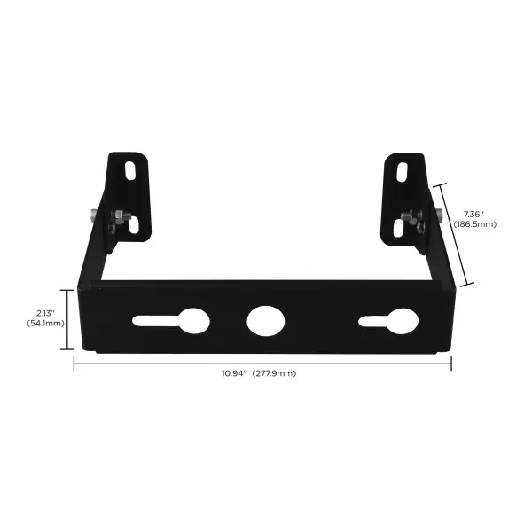 UFO High Bay Yoke Mount Bracket - Black - Image 4