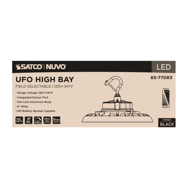 LED UFO High Bay - Selectable Wattage & Color Temperature - Image 12