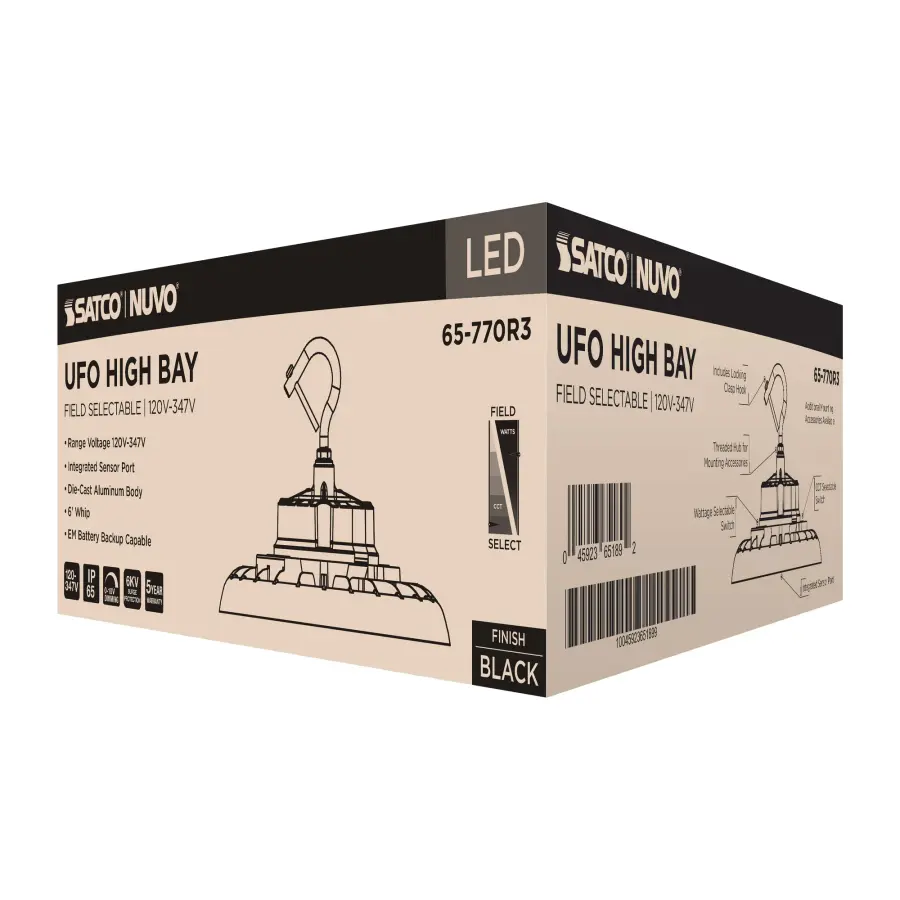 LED UFO High Bay - Selectable Wattage & Color Temperature - Image 16