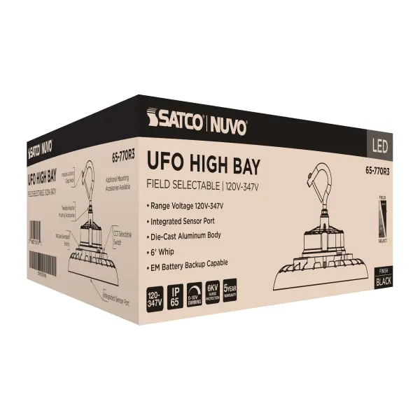 LED UFO High Bay - Selectable Wattage & Color Temperature - Image 17