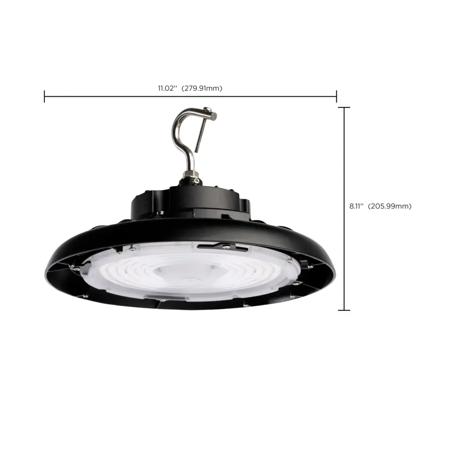100W UFO LED High Bay - 4000K Black - Image 17