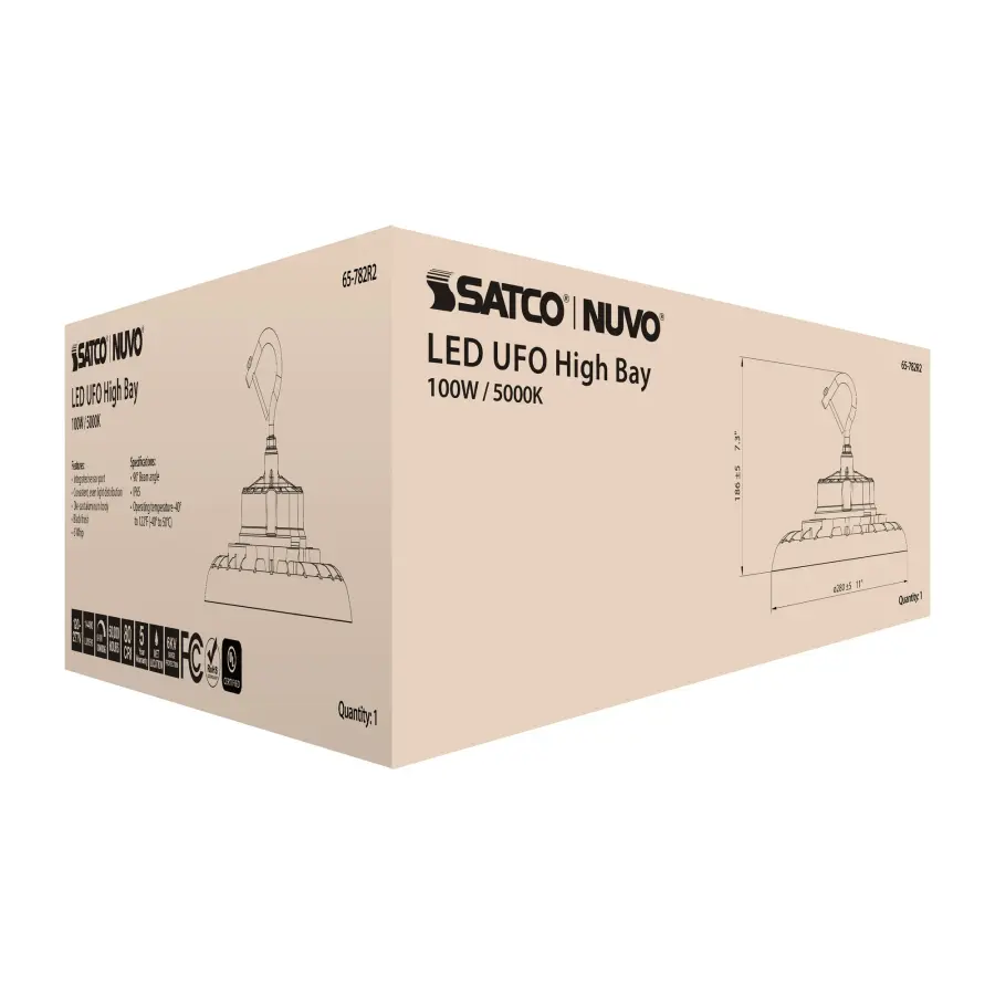 100W UFO LED High Bay - 5000K - Image 16
