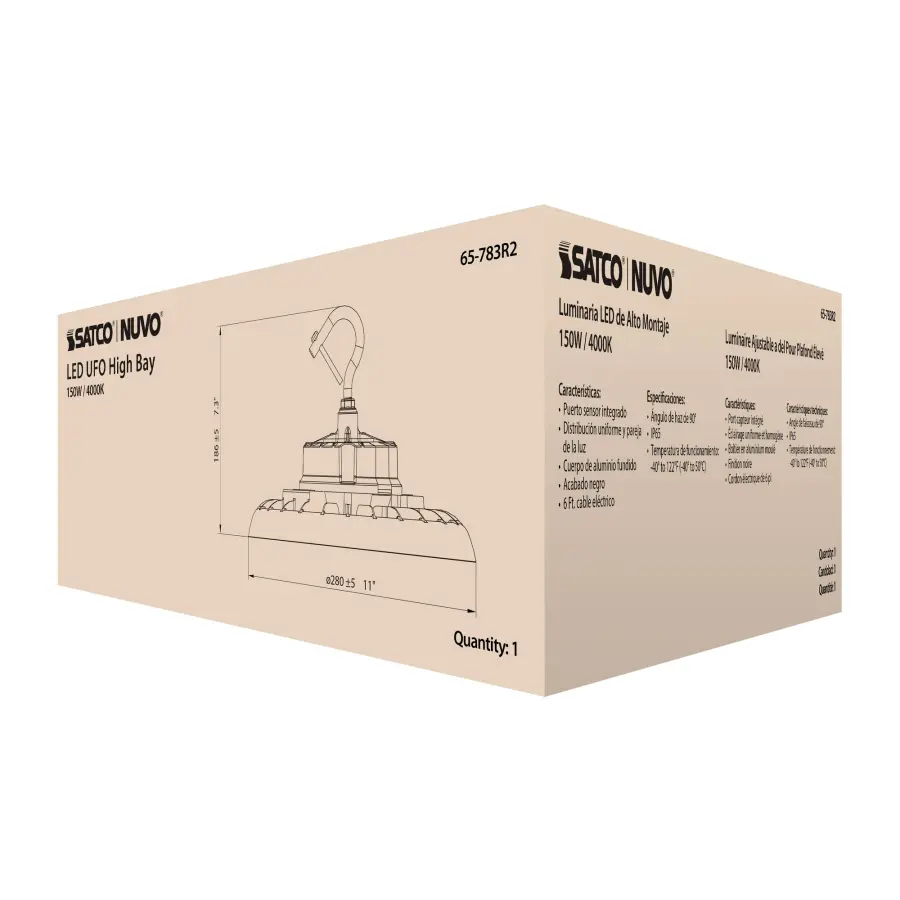 150W UFO LED High Bay - 4000K - Image 15