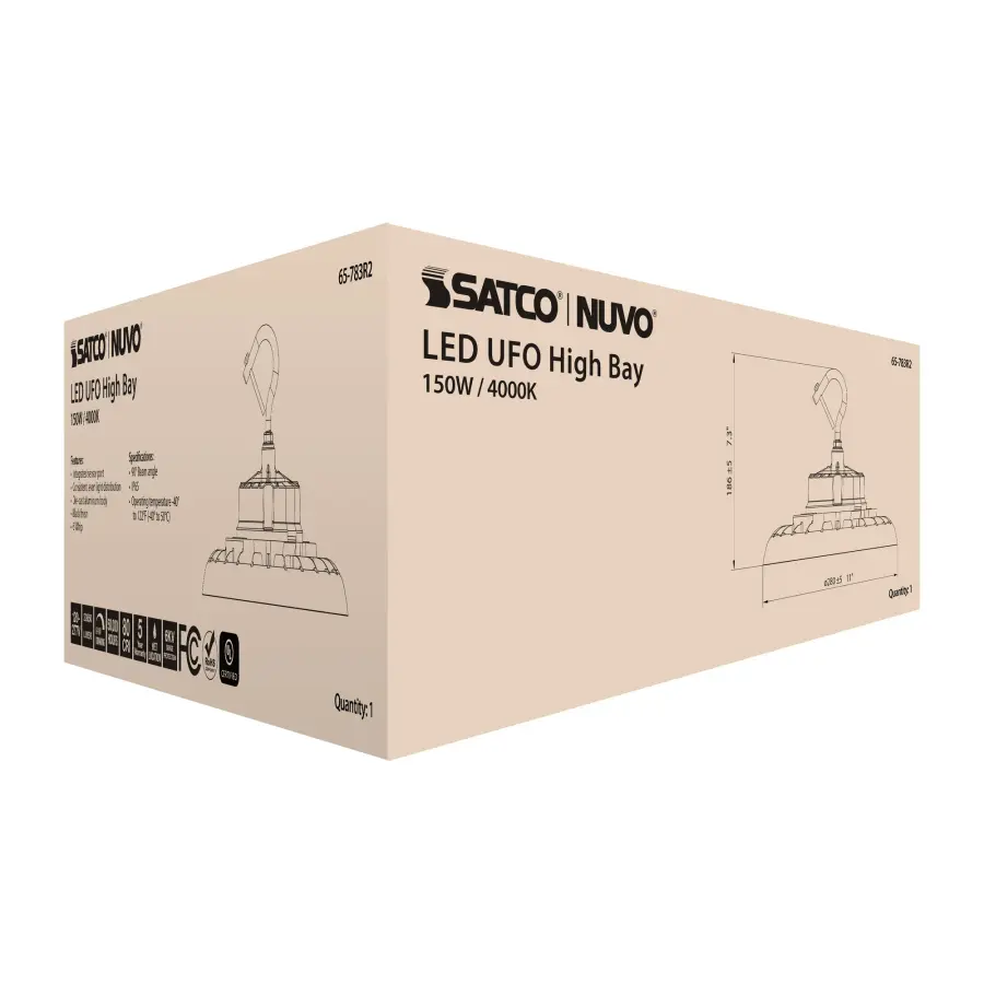 150W UFO LED High Bay - 4000K - Image 16