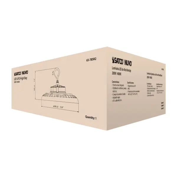 200W UFO LED High Bay - 4000K - Image 15