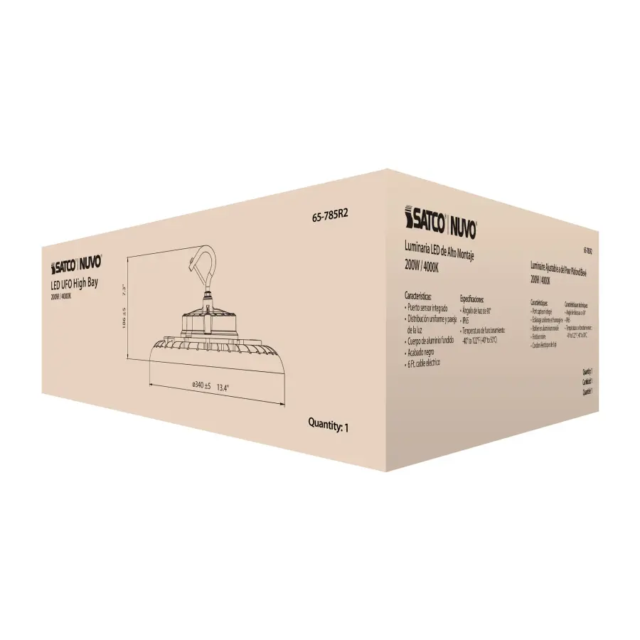 200W UFO LED High Bay - 4000K - Image 15