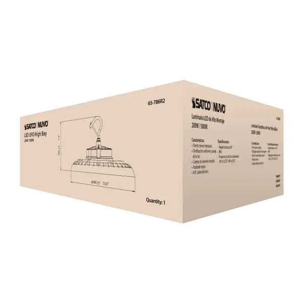 200W UFO LED High Bay Light - 5000K - Image 15