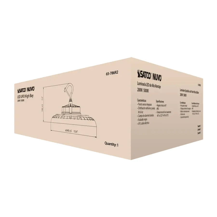 200W UFO LED High Bay Light - 5000K - Image 15