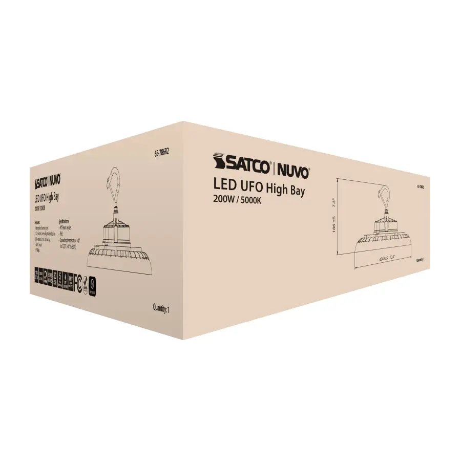 200W UFO LED High Bay Light - 5000K - Image 16