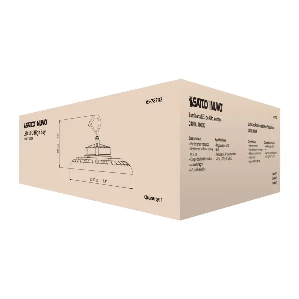 240W UFO LED High Bay - 4000K - Image 15