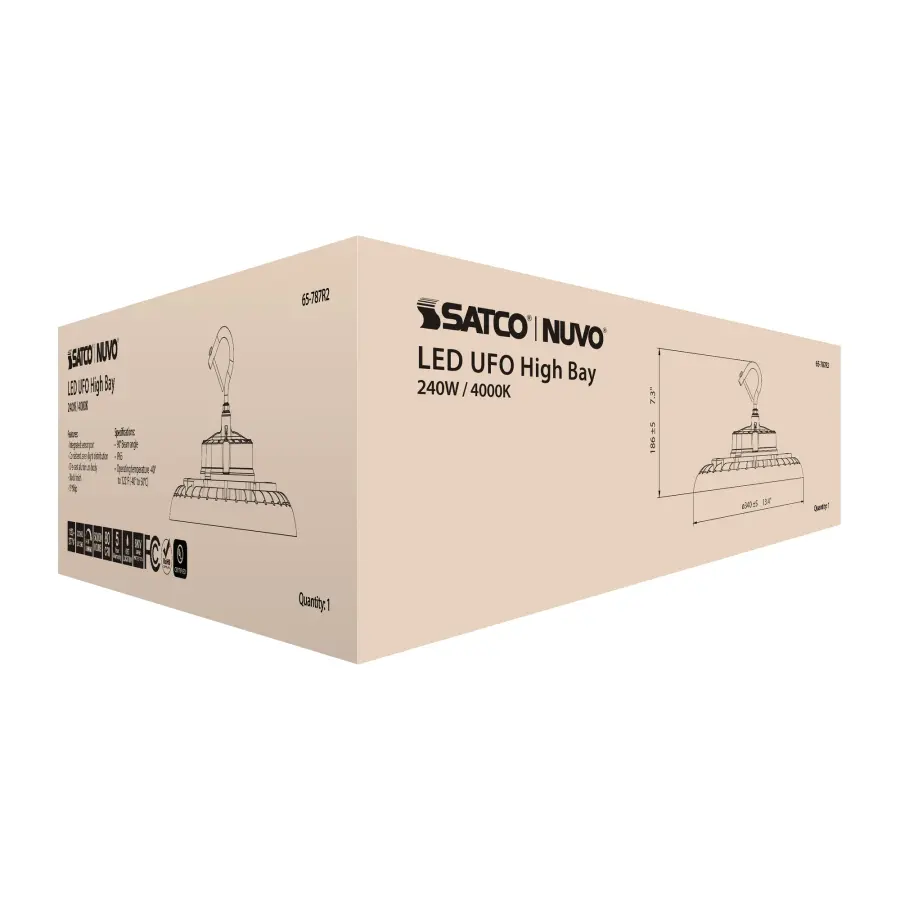 240W UFO LED High Bay - 4000K - Image 16