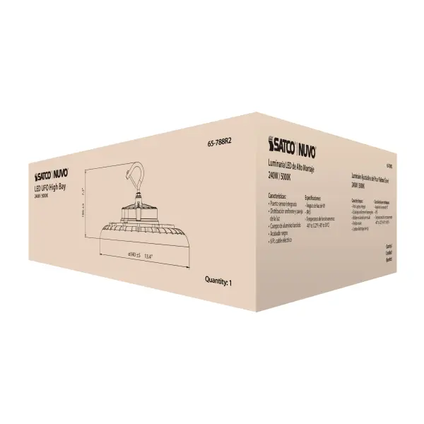 240W UFO LED High Bay - 5000K - Image 15