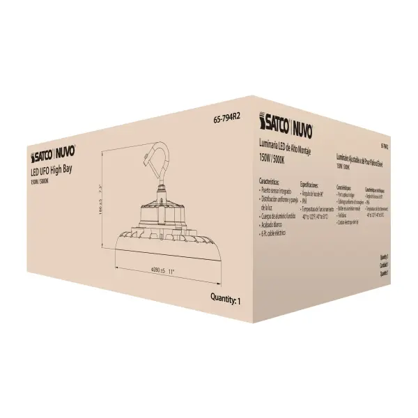 150W UFO LED High Bay Light - 5000K White - Image 15