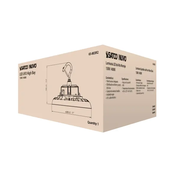 150W UFO LED High Bay - 4000K - Image 15
