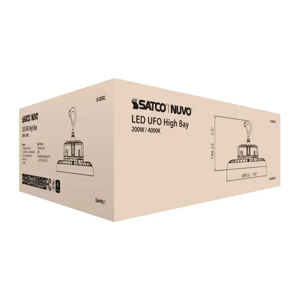 200W UFO LED High Bay - 4000K - Image 16