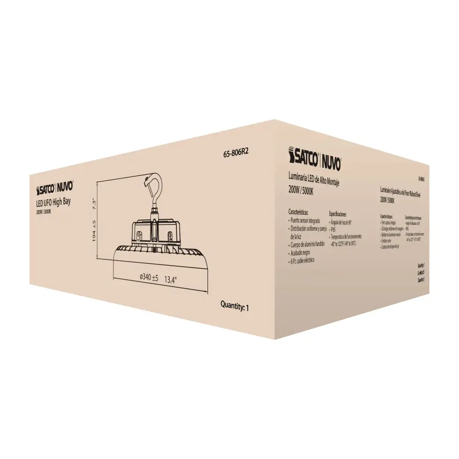 200W UFO LED High Bay - 5000K - Image 15