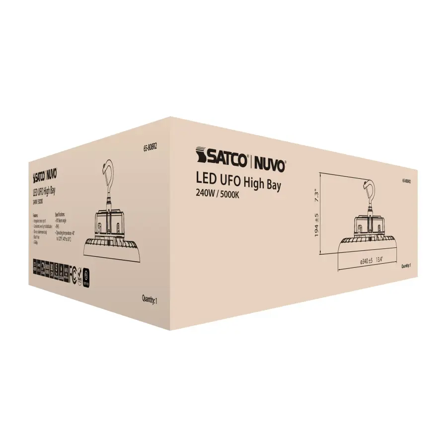 240W UFO LED High Bay - 5000K - Image 16