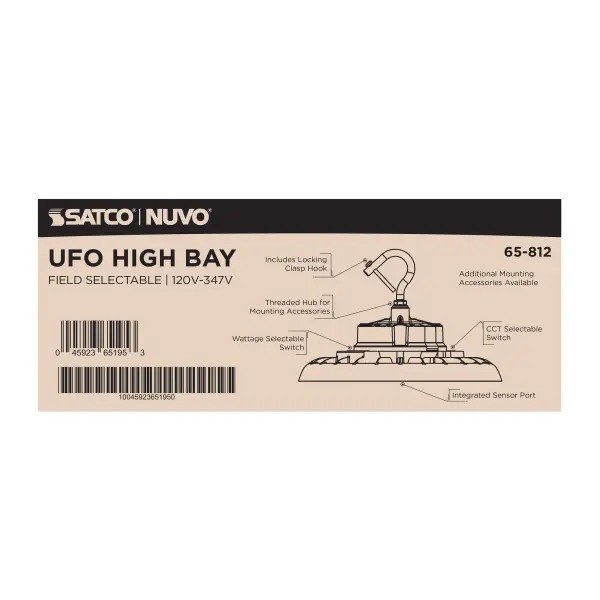 Selectable LED UFO High Bay - 80W/100W/120W, 3K/4K/5K - Image 14