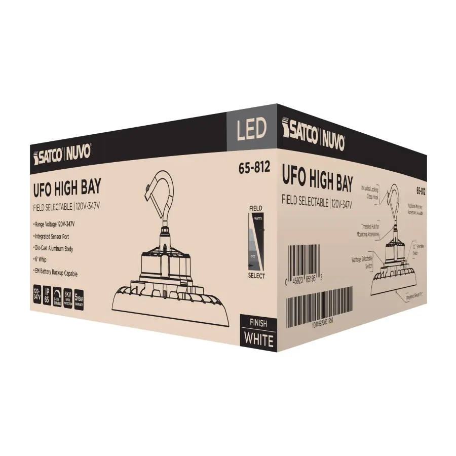Selectable LED UFO High Bay - 80W/100W/120W, 3K/4K/5K - Image 16