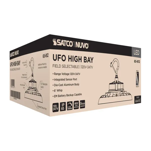 Selectable LED UFO High Bay - 80W/100W/120W, 3K/4K/5K - Image 17