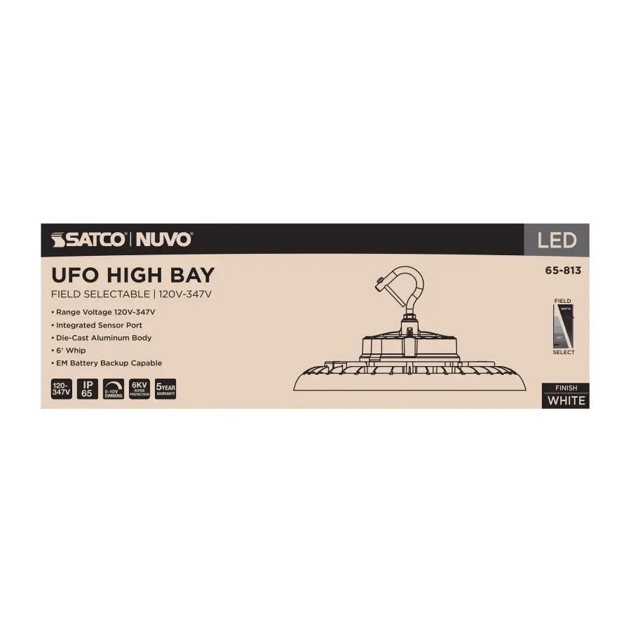 LED UFO High Bay - Selectable Wattage & Color Temperature - Image 12