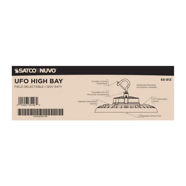 LED UFO High Bay - Selectable Wattage & Color Temperature - Image 15