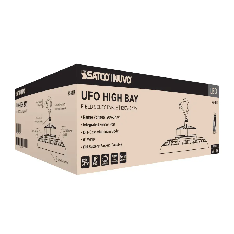 LED UFO High Bay - Selectable Wattage & Color Temperature - Image 17