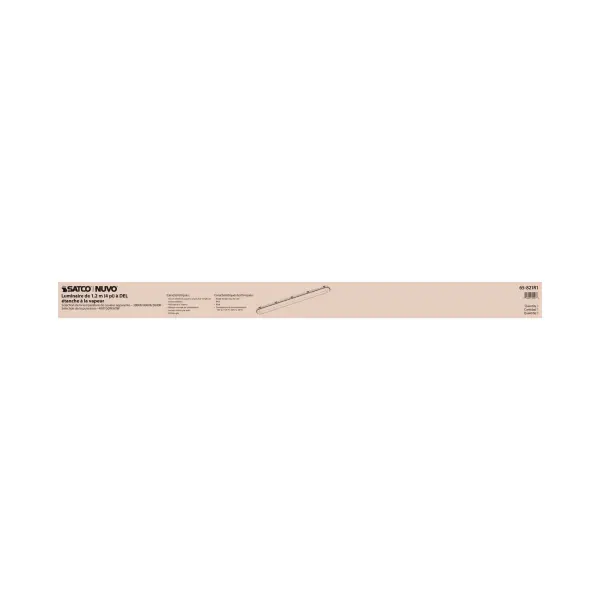 SATCO NUVO 4-Foot Vapor Proof LED Linear Fixture - Image 16