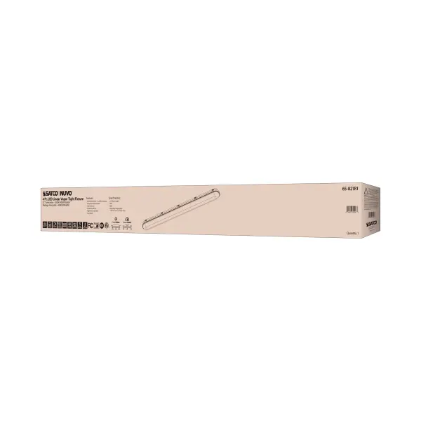 SATCO NUVO 4-Foot Vapor Proof LED Linear Fixture - Image 17