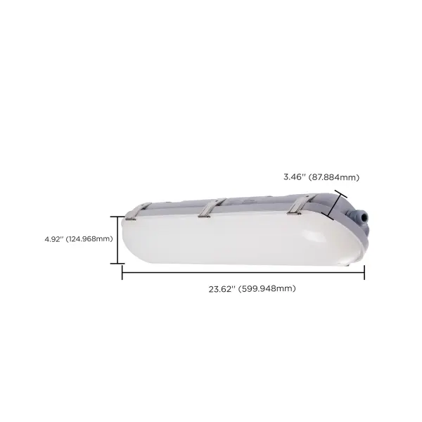 SATCO NUVO 2' Vapor Proof LED Linear Fixture with Microwave Sensor - Image 20