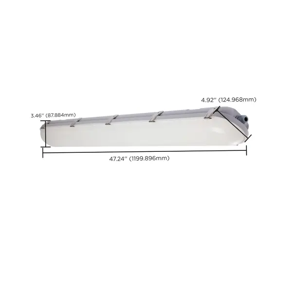 4' Vapor Proof LED Linear Fixture with Microwave Sensor - Image 12