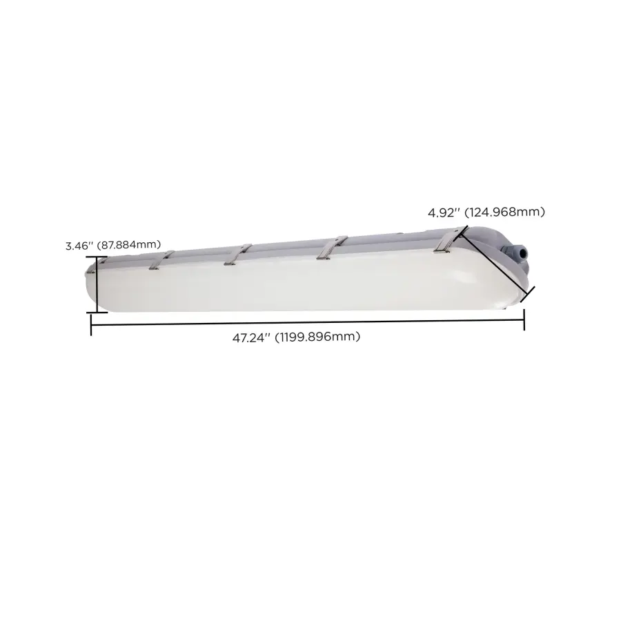 4' Vapor Proof LED Linear Fixture with Microwave Sensor - Image 12