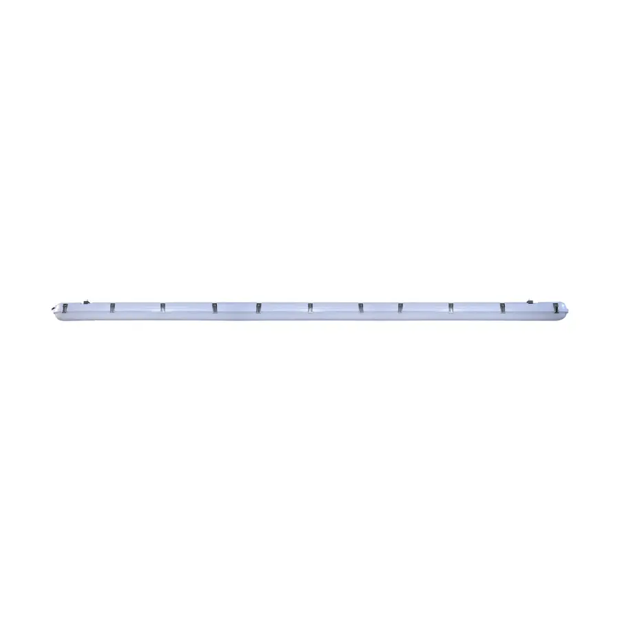 8' Vapor Proof Linear LED Fixture with Microwave Sensor - Image 1