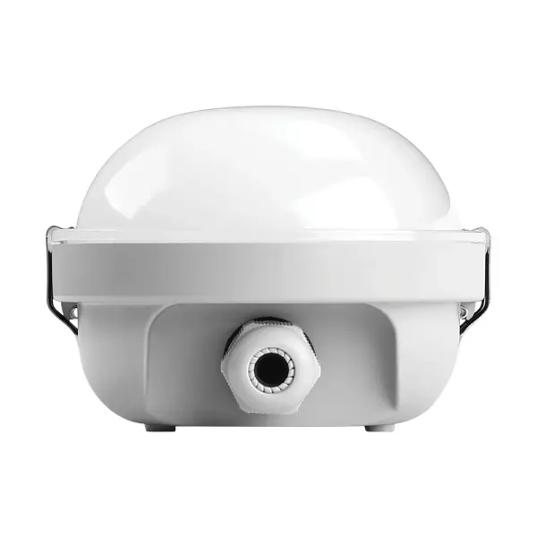 This heavy-duty vapor proof linear fixture combines IP65 water resistance and IK08 impact protection with intelligent microwave motion sensing. Selectable CCT and wattage options make it adaptable to various demanding environments. - alternate view