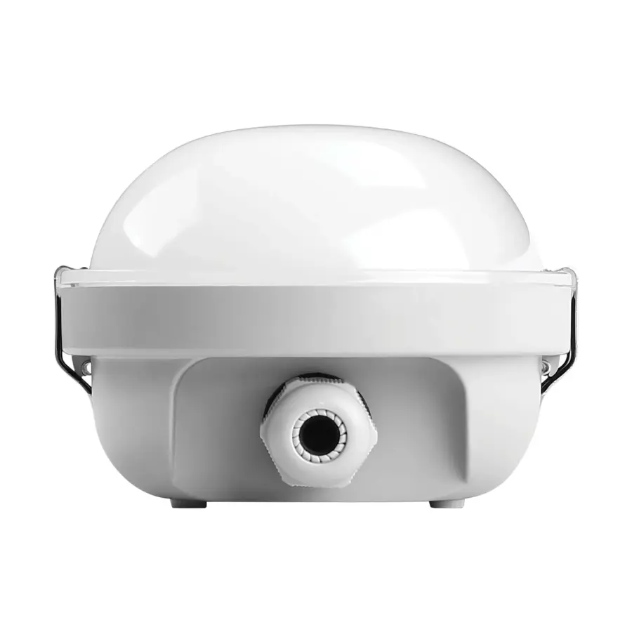 8' Vapor Proof Linear LED Fixture with Microwave Sensor - Image 2