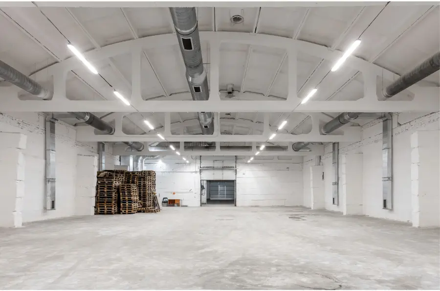 8' Vapor Proof Linear LED Fixture with Microwave Sensor - Image 3