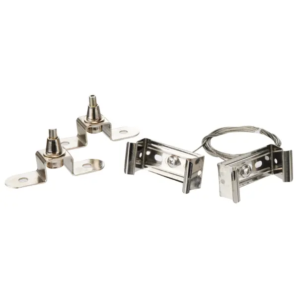Professional-grade suspension mounting kit designed for 2' and 4' linear vapor tight fixtures. Provides secure 3-foot drop installation for industrial and commercial applications requiring moisture resistance.