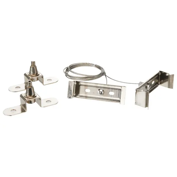 This 3-foot suspension mount kit enables ceiling installation of 2' and 4' tri-proof LED fixtures. Designed for industrial and commercial environments requiring durable, adjustable mounting solutions.