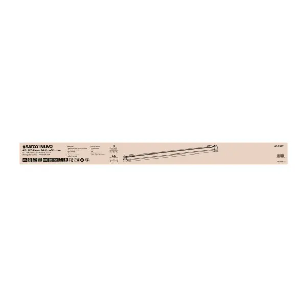4-Foot LED Tri-Proof Linear Fixture - Image 12
